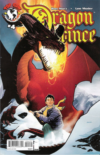 Cover for Dragon Prince (Image, 2008 series) #4 [Cover B Ryan Sook]