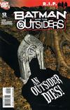 Cover for Batman and the Outsiders (DC, 2007 series) #12