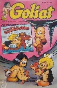 Cover Thumbnail for Goliat (Semic, 1982 series) #11/1986