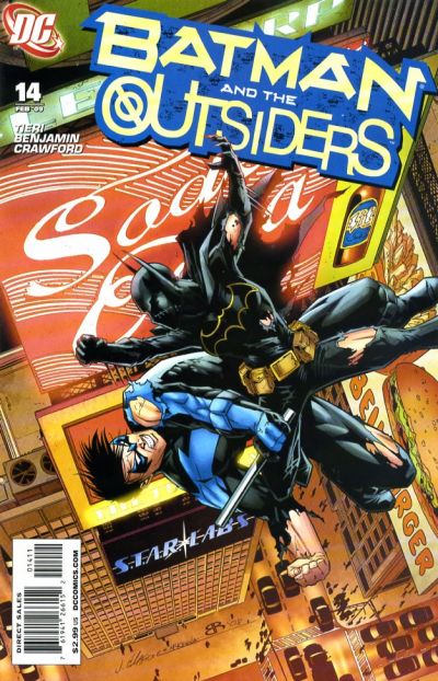 Cover for Batman and the Outsiders (DC, 2007 series) #14