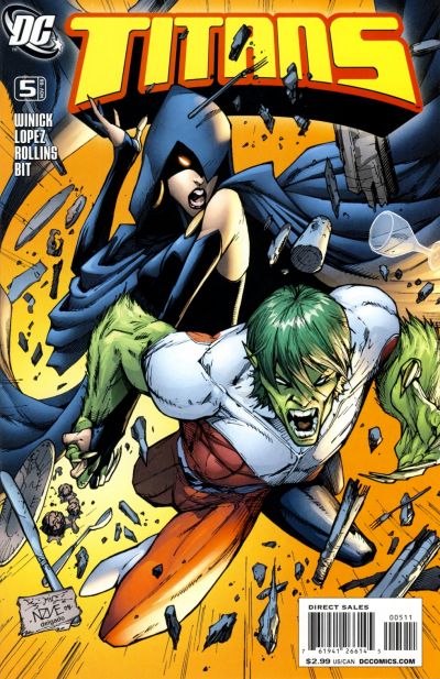 Cover for Titans (DC, 2008 series) #5