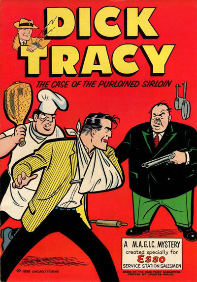 Cover for Dick Tracy the Case of the Purloined Sirloin (Harvey, 1958 series) 