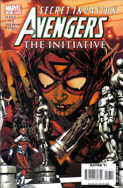 Cover for Avengers: The Initiative (Marvel, 2007 series) #17