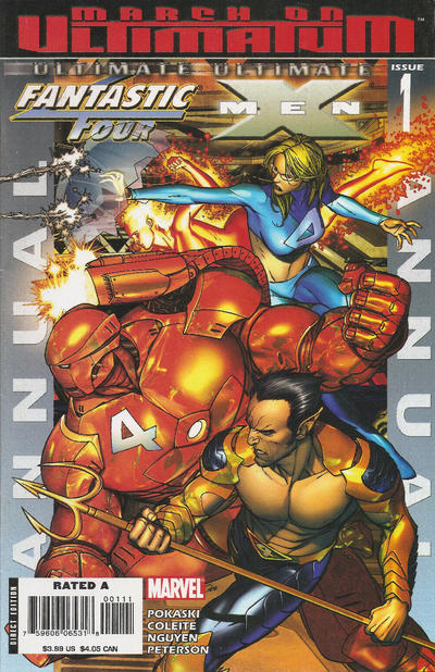 Cover for Ultimate Fantastic Four / Ultimate X-Men Annual (Marvel, 2008 series) #1