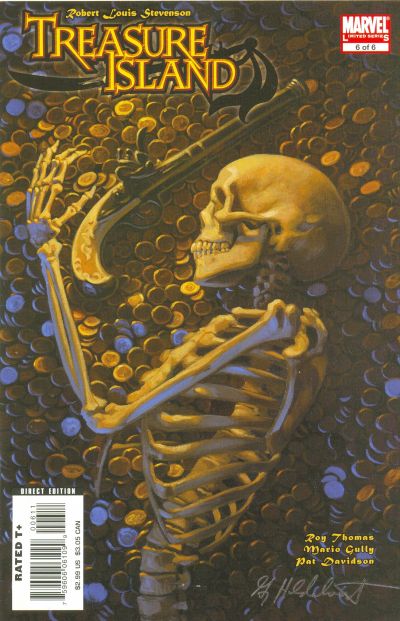 Cover for Marvel Illustrated: Treasure Island (Marvel, 2007 series) #6