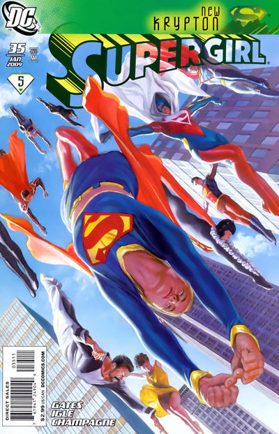 Cover for Supergirl (DC, 2005 series) #35 [Alex Ross Cover]