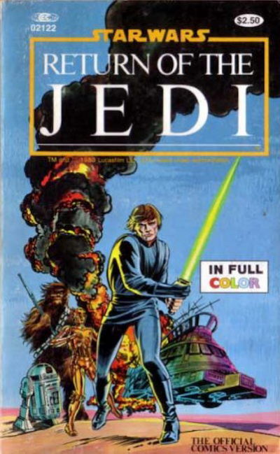 Cover for The Marvel Comics Illustrated Version of Star Wars Return of the Jedi (Marvel, 1983 series) #02122