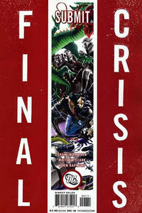 Cover Thumbnail for Final Crisis: Submit (DC, 2008 series) #1 [Sliver Cover]
