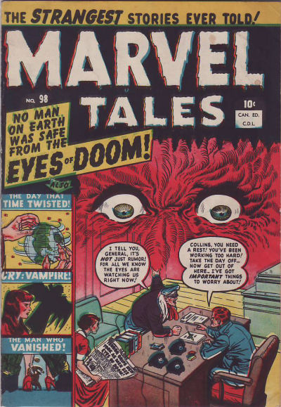 Cover for Marvel Tales (Bell Features, 1950 series) #98