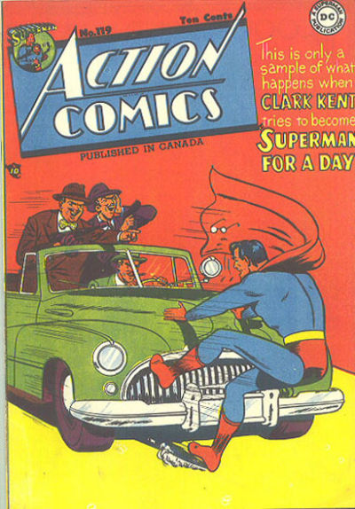 Cover for Action Comics (National Comics Publications of Canada Ltd, 1948 series) #119