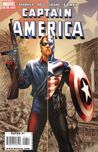 Cover for Captain America (Marvel, 2005 series) #43