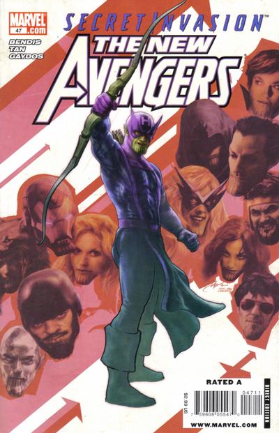 Cover for New Avengers (Marvel, 2005 series) #47
