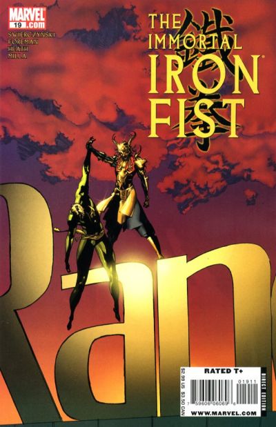 Cover for The Immortal Iron Fist (Marvel, 2007 series) #19