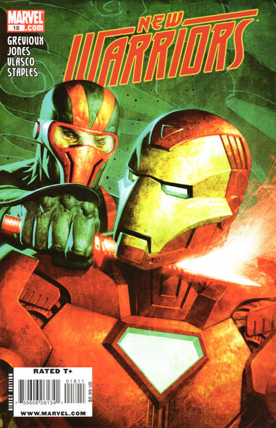Cover for New Warriors (Marvel, 2007 series) #18
