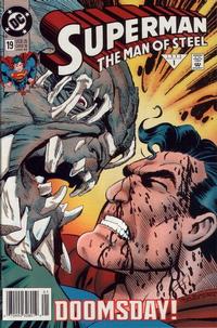 Cover for Superman: The Man of Steel (DC, 1991 series) #19 [Newsstand]