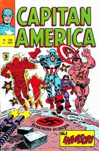 Cover Thumbnail for Capitan America (Editoriale Corno, 1973 series) #106