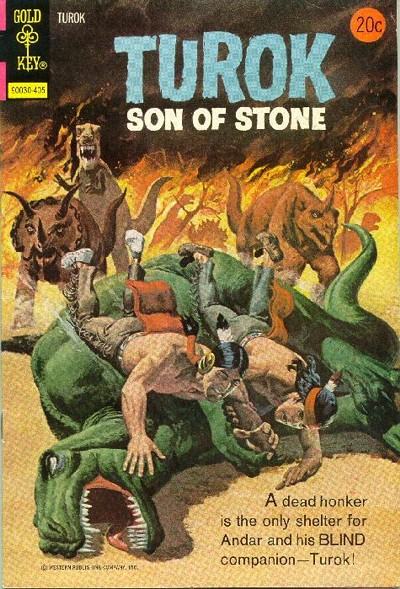 Cover for Turok, Son of Stone (Western, 1962 series) #90 [Gold Key]