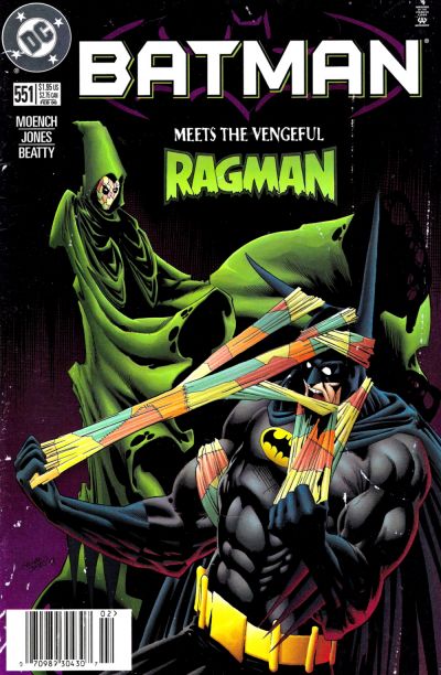 Cover for Batman (DC, 1940 series) #551 [Newsstand]