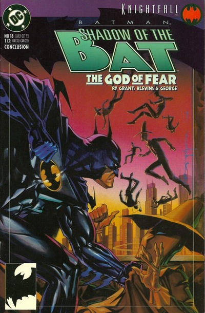 Cover for Batman: Shadow of the Bat (DC, 1992 series) #18 [Direct]