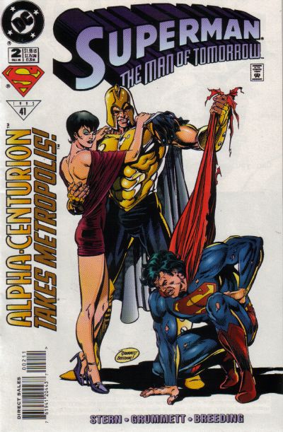 Cover for Superman: The Man of Tomorrow (DC, 1995 series) #2 [Direct Sales]