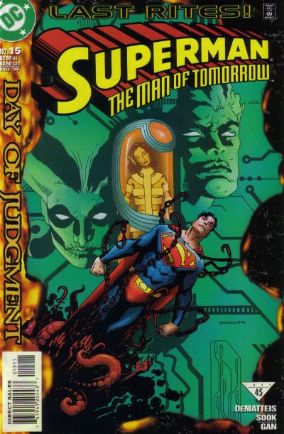 Cover for Superman: The Man of Tomorrow (DC, 1995 series) #15 [Direct Sales]