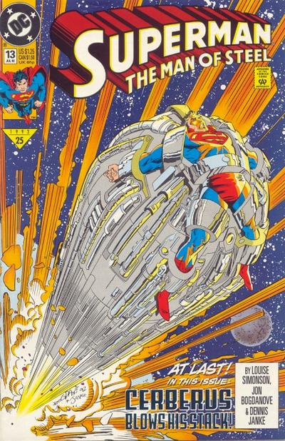 Cover for Superman: The Man of Steel (DC, 1991 series) #13 [Direct]
