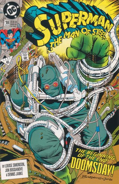 Cover for Superman: The Man of Steel (DC, 1991 series) #18 [Direct]
