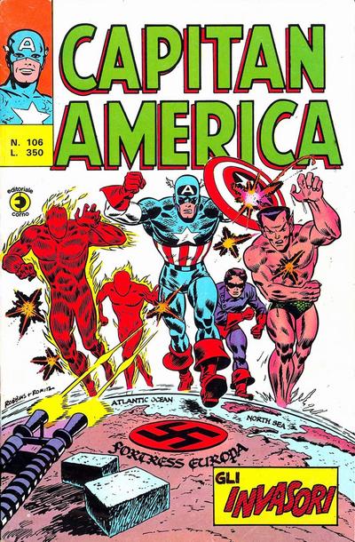 Cover for Capitan America (Editoriale Corno, 1973 series) #106