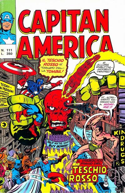 Cover for Capitan America (Editoriale Corno, 1973 series) #111