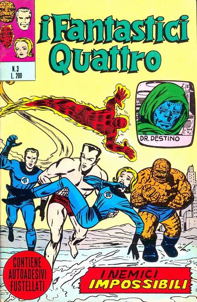 Cover for I Fantastici Quattro (Editoriale Corno, 1971 series) #3