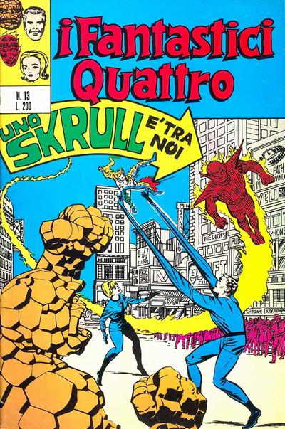 Cover for I Fantastici Quattro (Editoriale Corno, 1971 series) #13