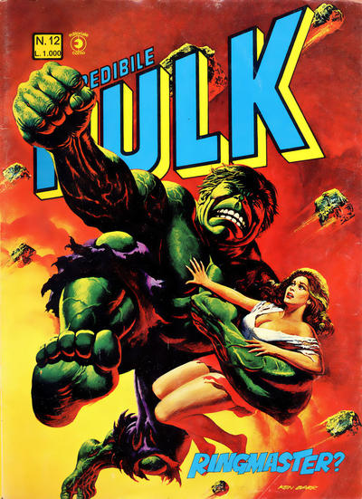 Cover for L'Incredibile Hulk (Editoriale Corno, 1980 series) #12