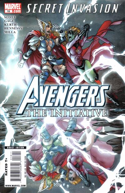 Cover for Avengers: The Initiative (Marvel, 2007 series) #18 [Standard Cover]