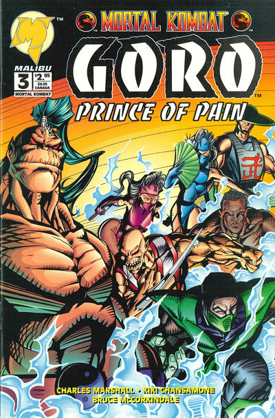 Cover for Mortal Kombat: Goro, Prince of Pain (Malibu, 1994 series) #3