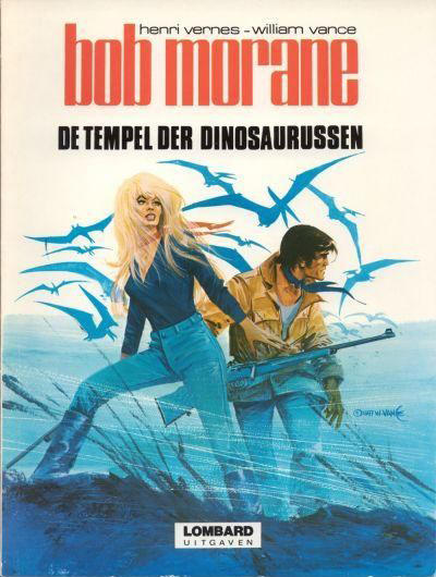 Cover for Bob Morane (Le Lombard, 1975 series) #5 - De tempel der dinosaurussen