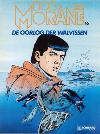 Cover for Bob Morane (Le Lombard, 1975 series) #16 - De oorlog der walvissen