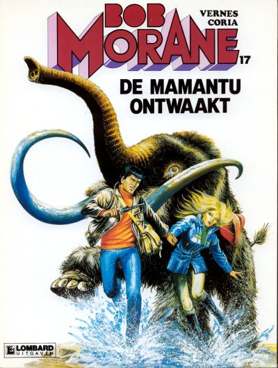 Cover for Bob Morane (Le Lombard, 1975 series) #17 - De Mamantu ontwaakt