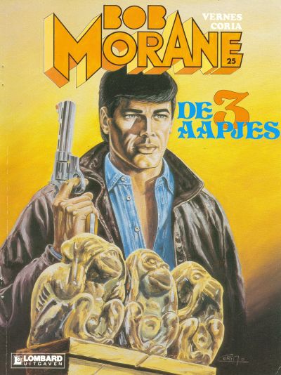 Cover for Bob Morane (Le Lombard, 1975 series) #25 - De 3 aapjes