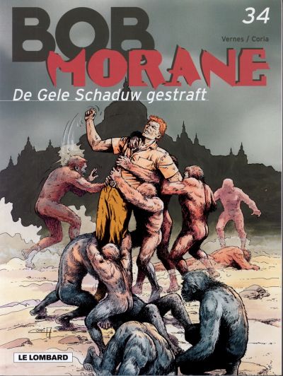 Cover for Bob Morane (Le Lombard, 1975 series) #34 - De Gele Schaduw gestraft