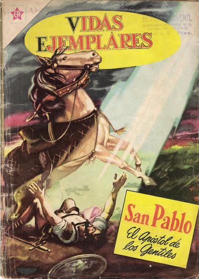 Cover for Vidas Ejemplares (Editorial Novaro, 1954 series) #93