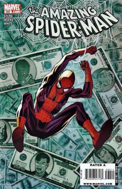 Cover for The Amazing Spider-Man (Marvel, 1999 series) #580 [Direct Edition]