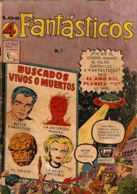 Cover Thumbnail for Los 4 Fantásticos (Editora de Periódicos, S. C. L. "La Prensa", 1962 series) #7