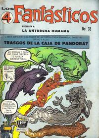 Cover Thumbnail for Los 4 Fantásticos (Editora de Periódicos, S. C. L. "La Prensa", 1962 series) #33