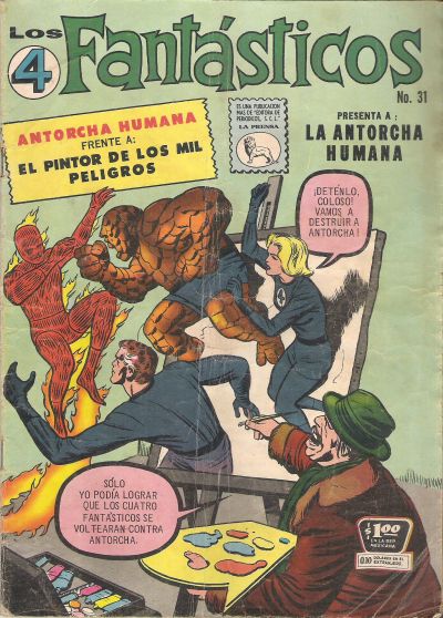Cover for Los 4 Fantásticos (Editora de Periódicos, S. C. L. "La Prensa", 1962 series) #31