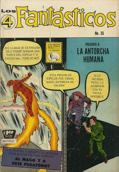 Cover for Los 4 Fantásticos (Editora de Periódicos, S. C. L. "La Prensa", 1962 series) #35