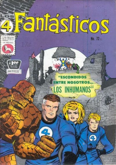 Cover for Los 4 Fantásticos (Editora de Periódicos, S. C. L. "La Prensa", 1962 series) #72