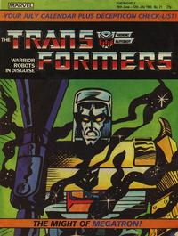 Cover Thumbnail for The Transformers (Marvel UK, 1984 series) #21