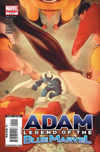 Cover for Adam: Legend of the Blue Marvel (Marvel, 2009 series) #5