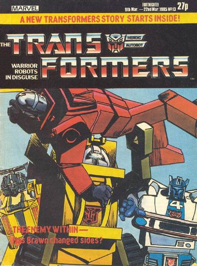 Cover for The Transformers (Marvel UK, 1984 series) #13