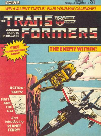 Cover for The Transformers (Marvel UK, 1984 series) #16